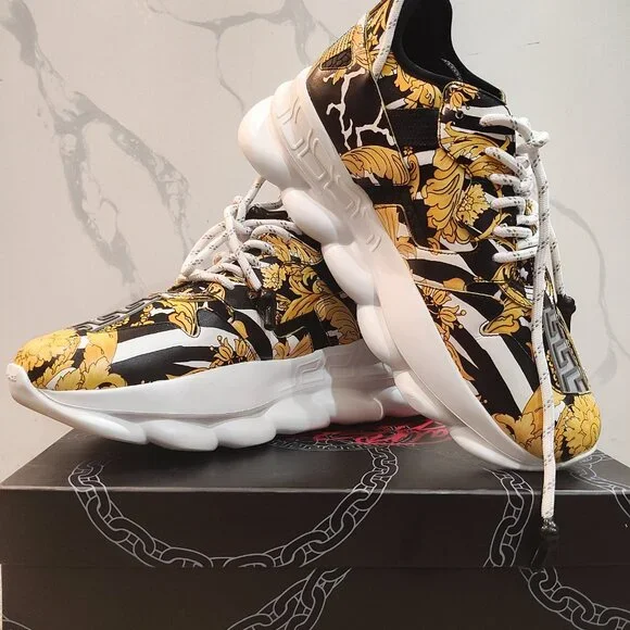 New Versace Chain Reaction Sneakers $550 Size 12